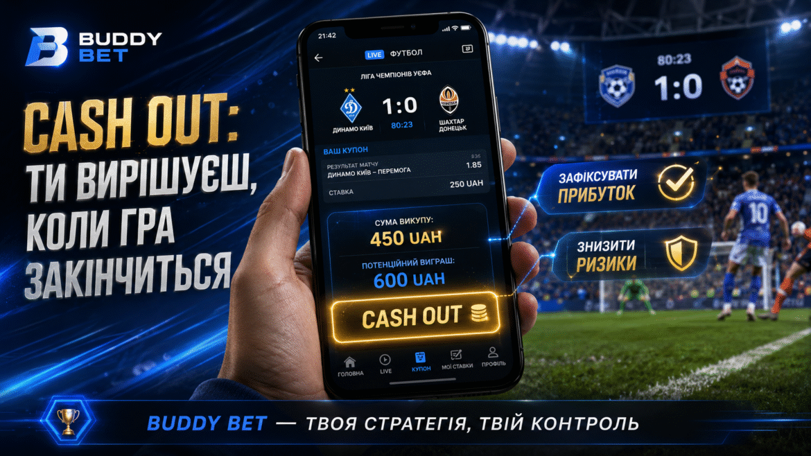 Cash Out у Buddy Bet